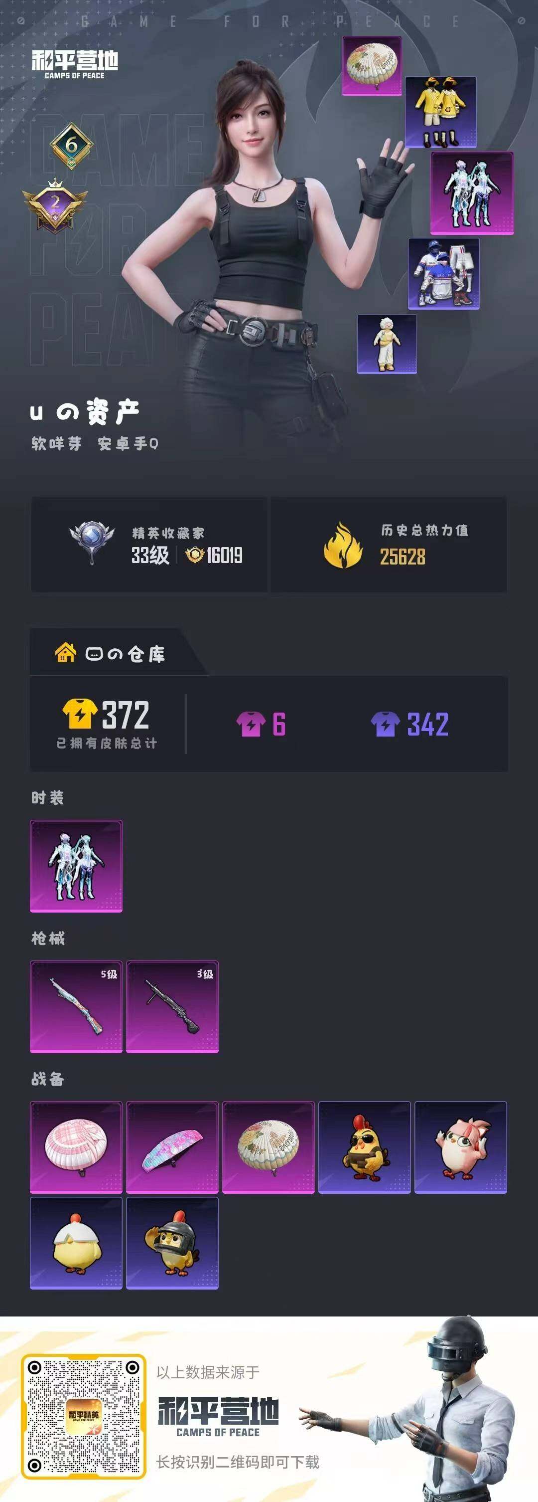 HPCMW4168017和平精英账号详情图4