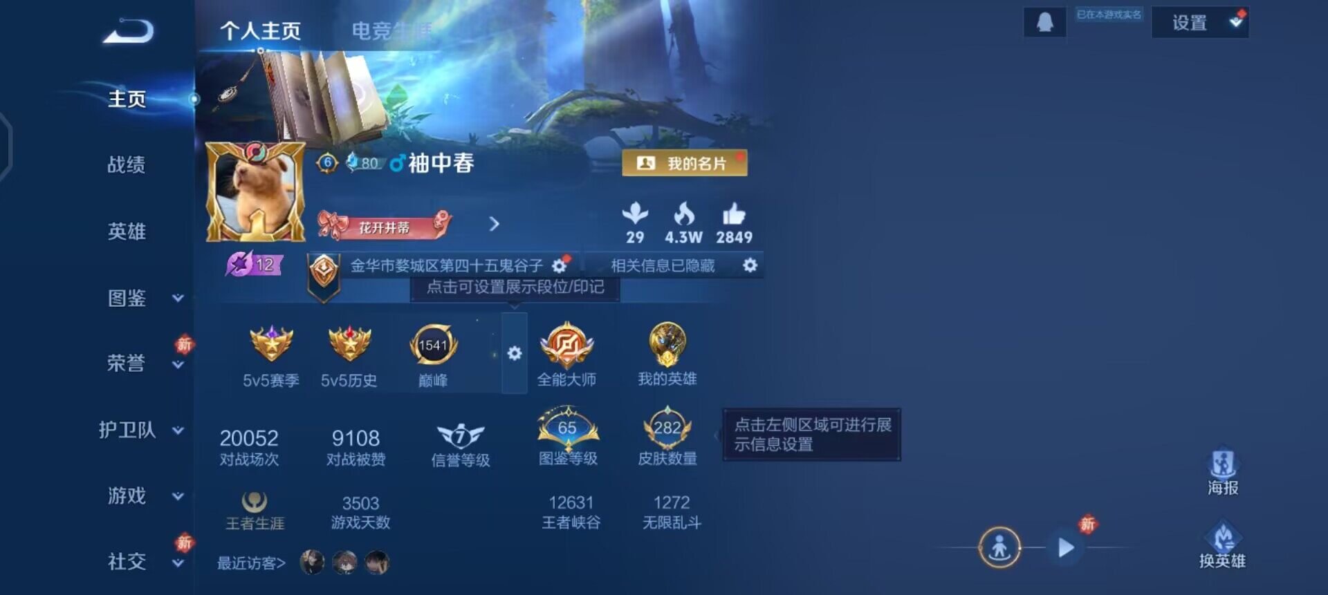 WZQM4258986王者荣耀账号详情图3