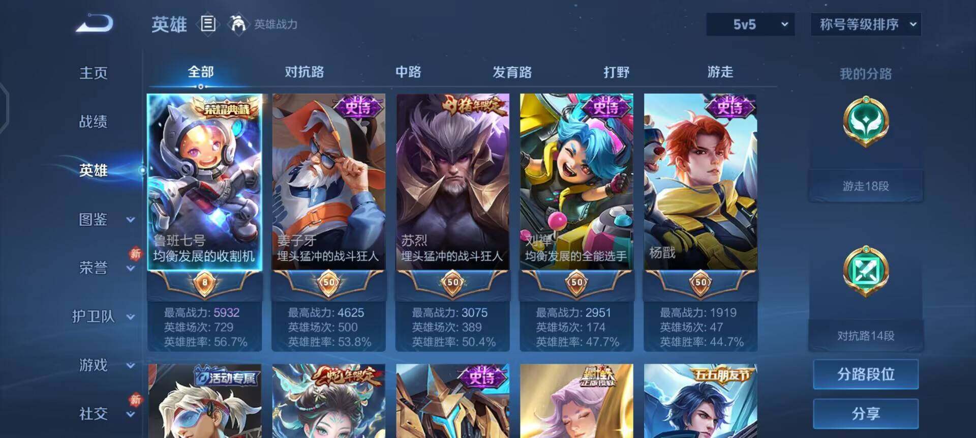 WZQM4259002王者荣耀账号详情图6 WZQM4259002王者荣耀账号详情图6