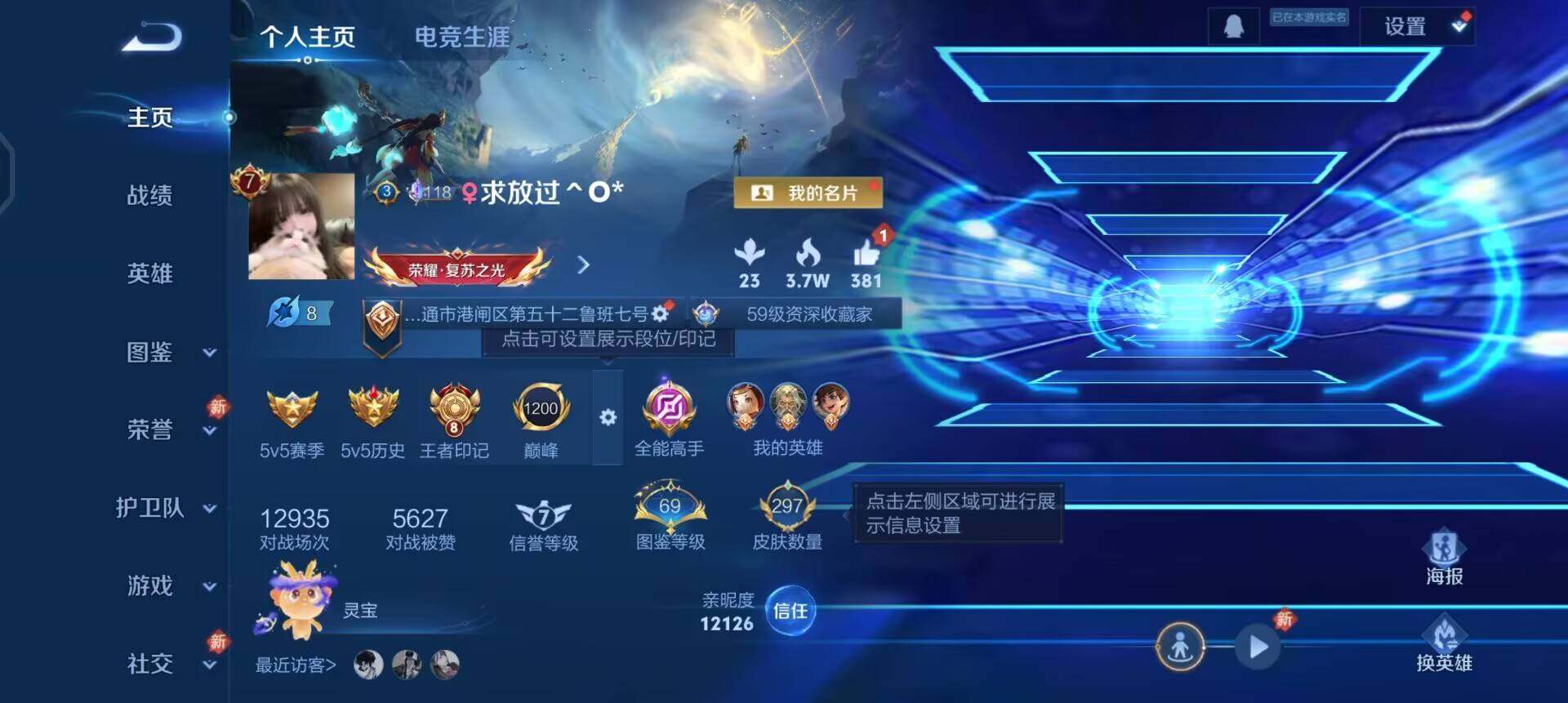 WZQM4259002王者荣耀账号详情图3 WZQM4259002王者荣耀账号详情图3