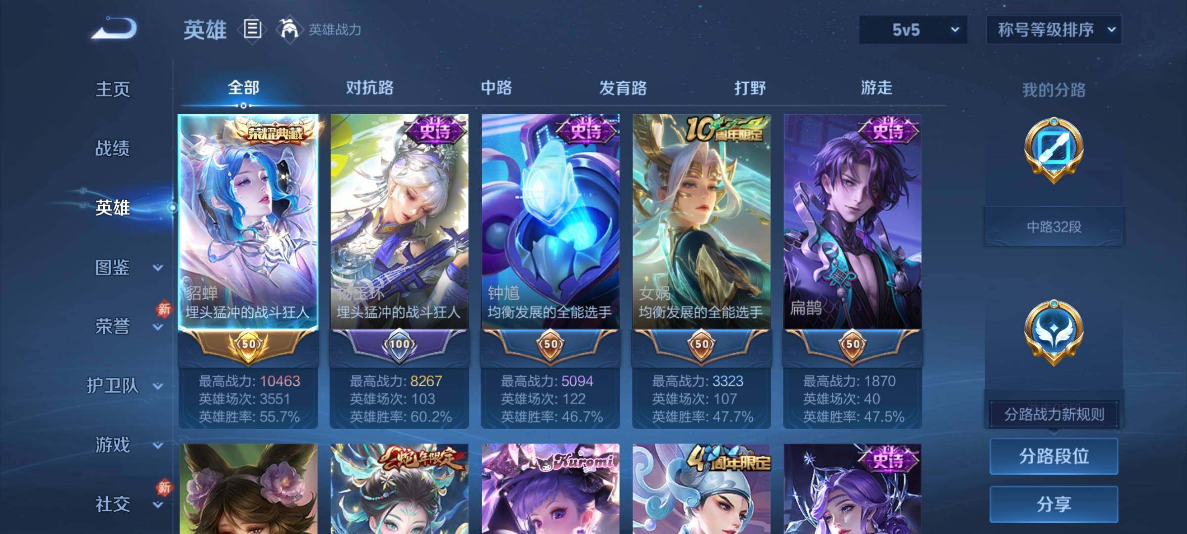 WZLX4256173王者荣耀账号详情图3