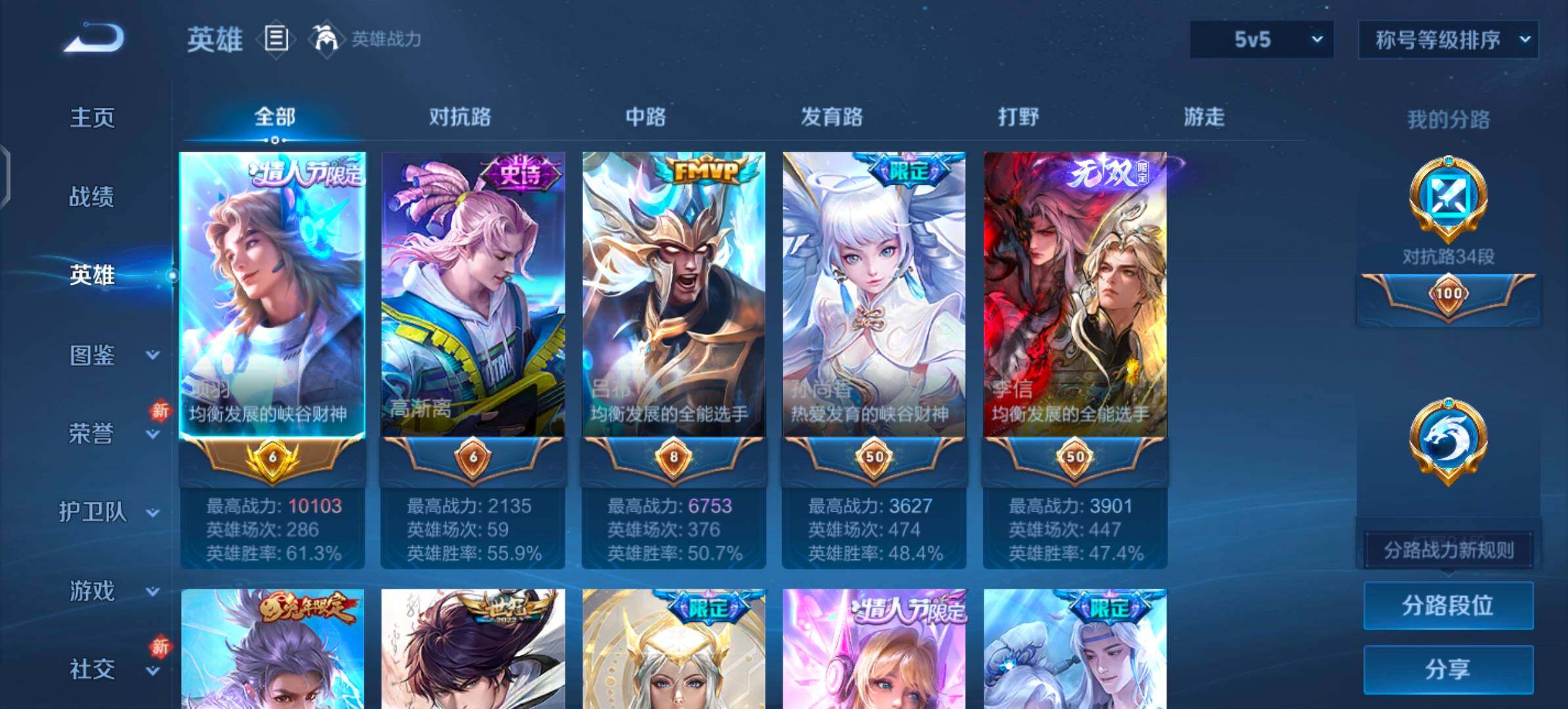 WZLX4259730王者荣耀账号详情图3