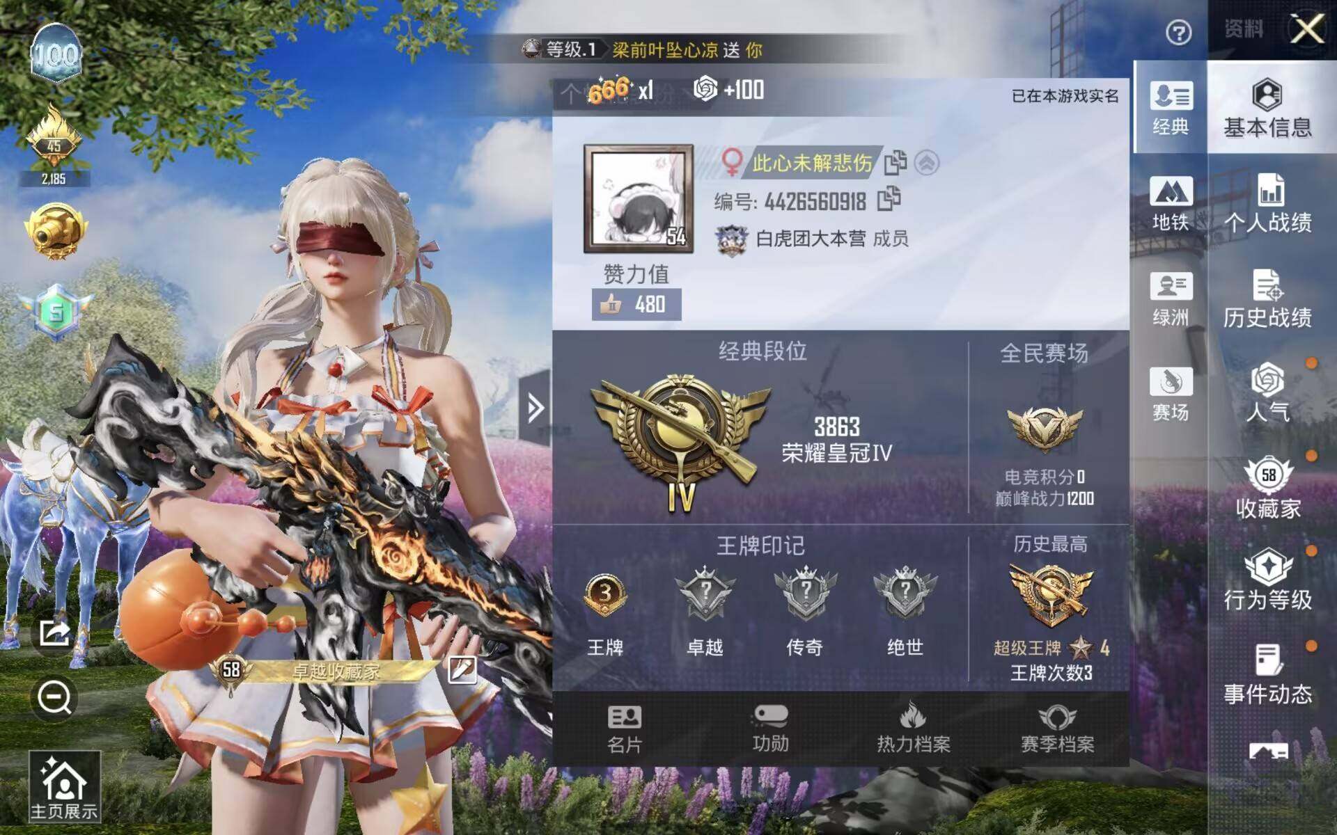 HPQM4154519和平精英账号详情图6