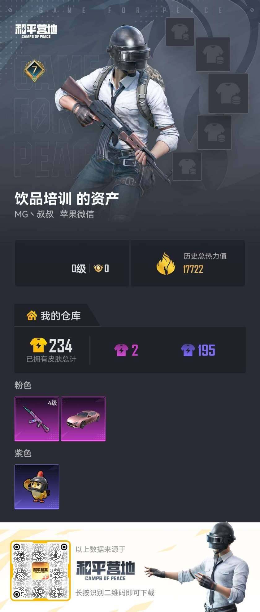 HPLE4140869和平精英账号详情图4