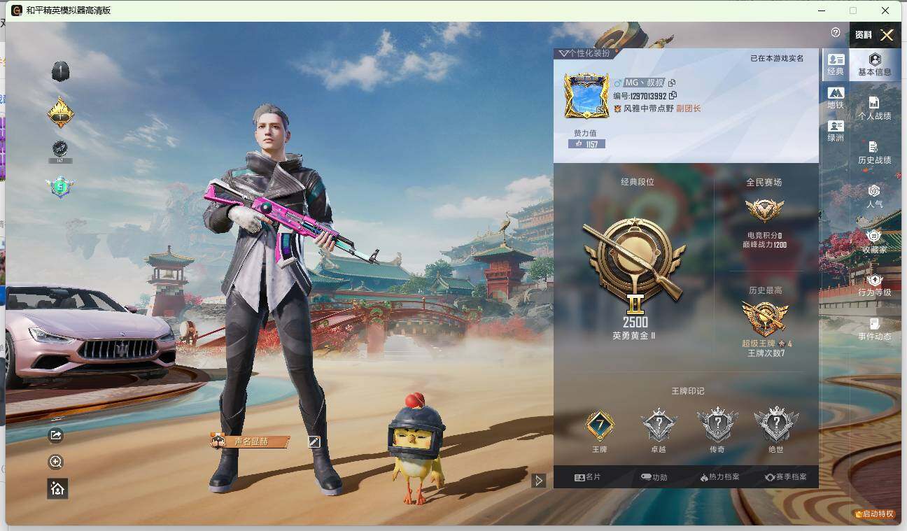 HPLE4140869和平精英账号详情图5