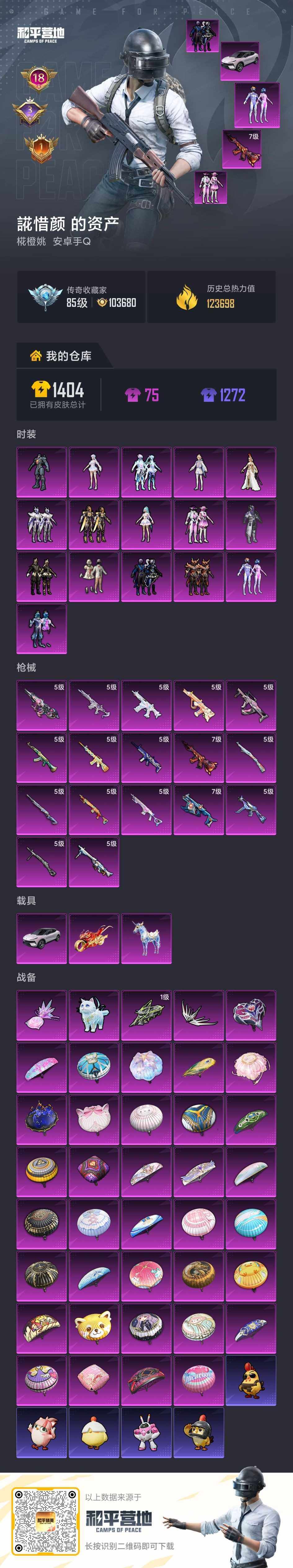 HPLE4143663和平精英账号详情图2