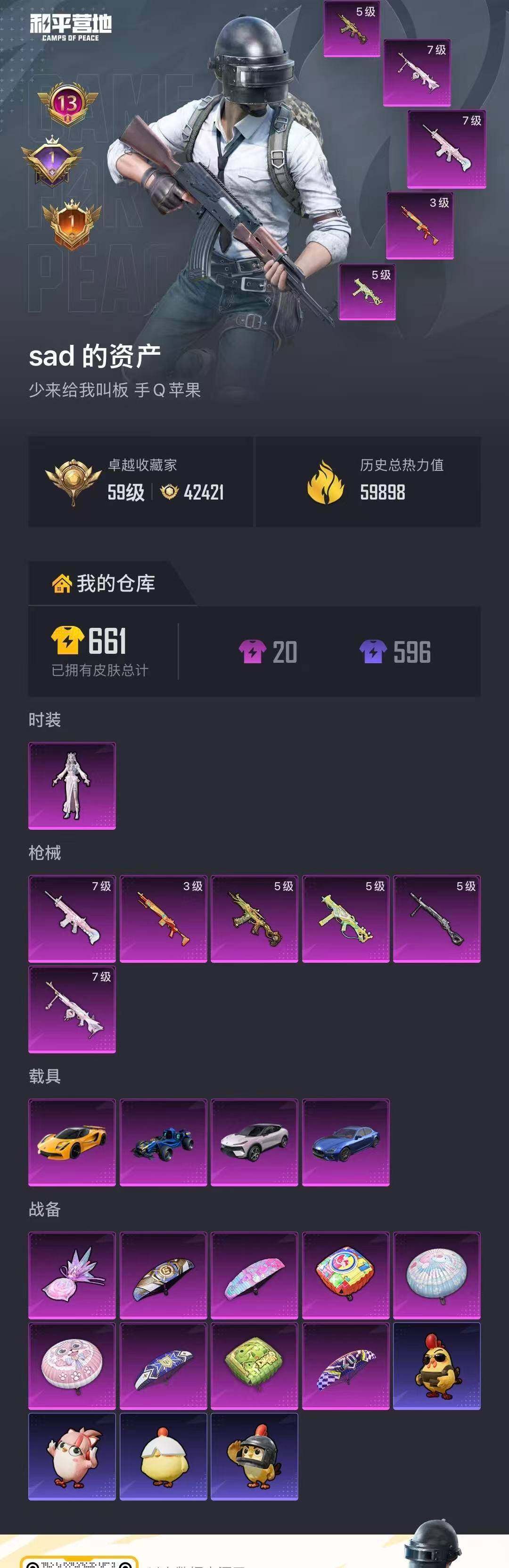 HPLE4143688和平精英账号详情图2 HPLE4143688和平精英账号详情图2