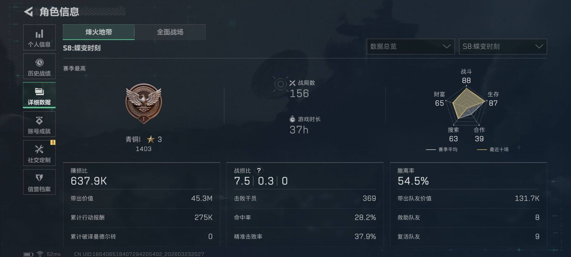 SJZEY478736三角洲行动账号详情图5