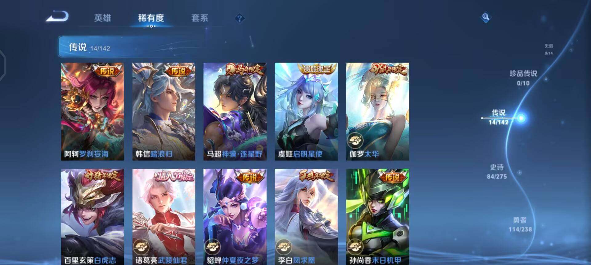 WZQM4258990王者荣耀账号详情图5