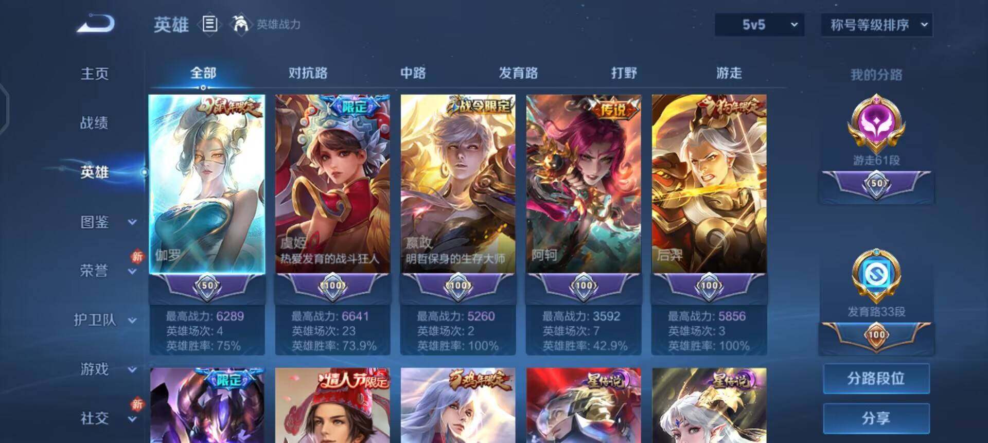 WZQM4258990王者荣耀账号详情图6