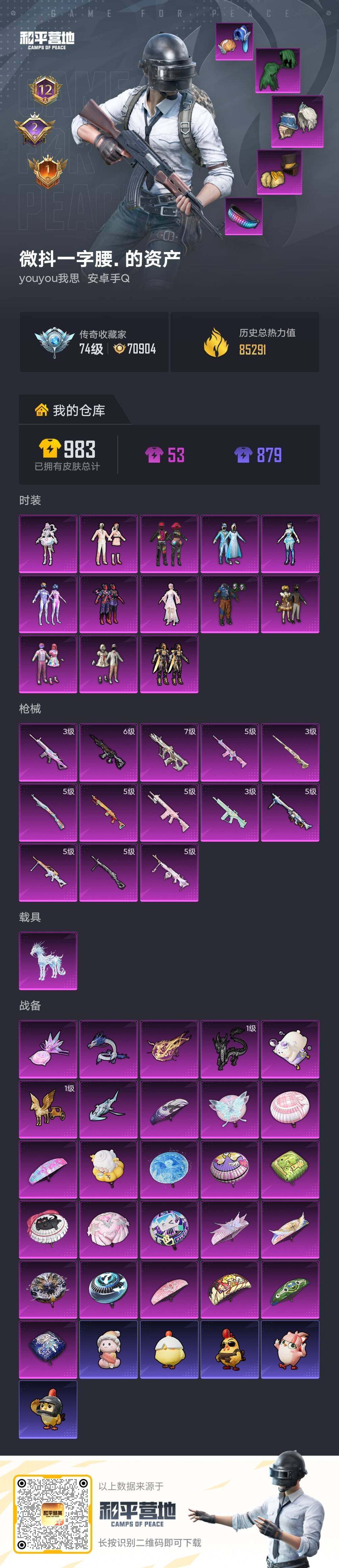 HPLE4140958和平精英账号详情图6