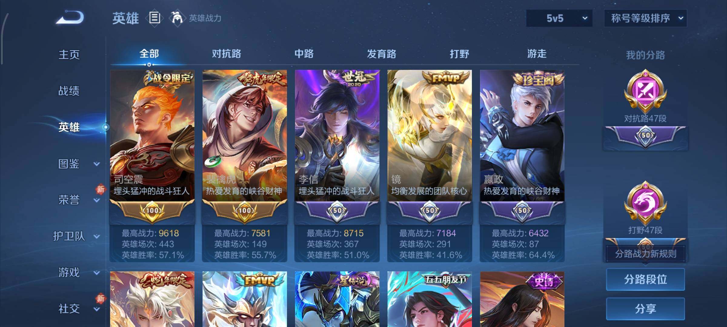 WZLX4259892王者荣耀账号详情图4 WZLX4259892王者荣耀账号详情图4