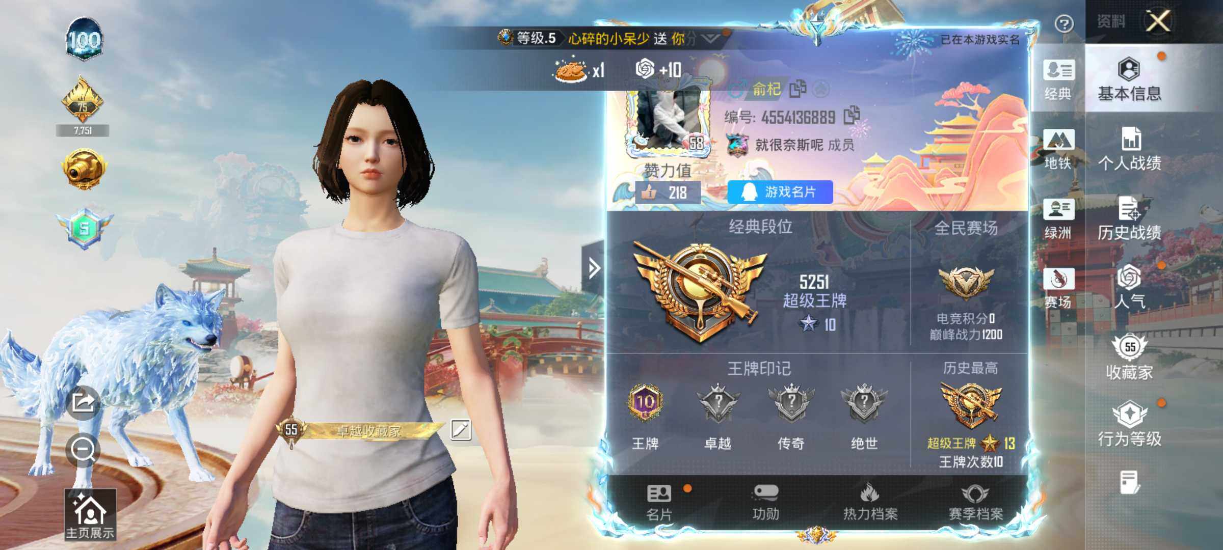 HPLE4145551和平精英账号详情图5