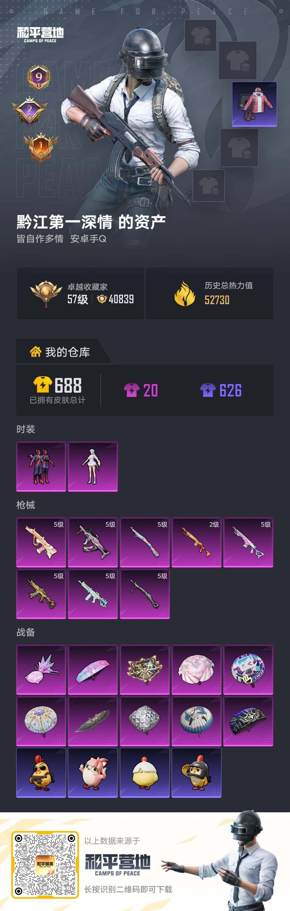 HPLE4145558和平精英账号详情图5