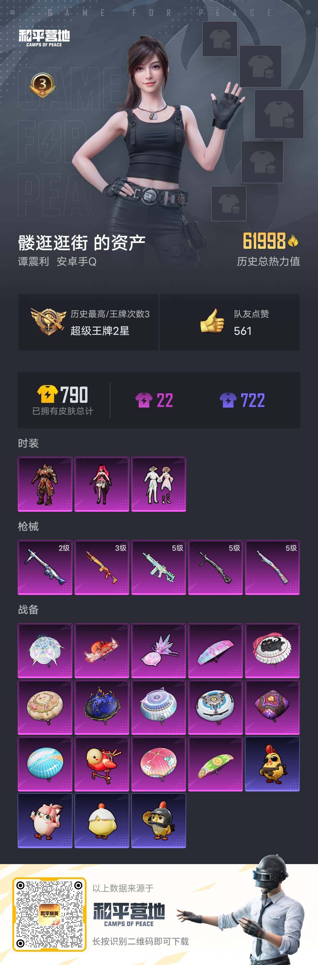 HPJZ4151576和平精英账号详情图5