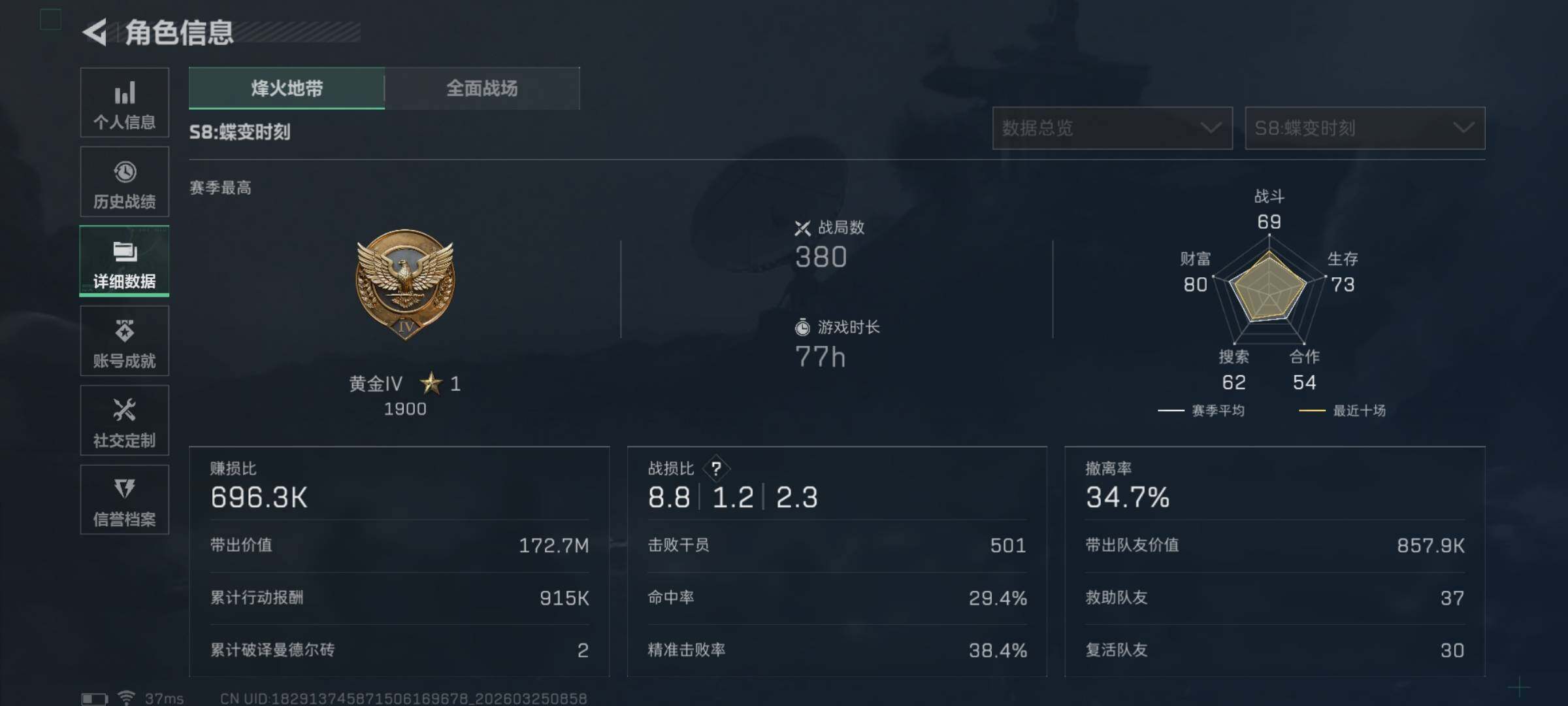 SJZQM479394三角洲行动账号详情图6 SJZQM479394三角洲行动账号详情图6