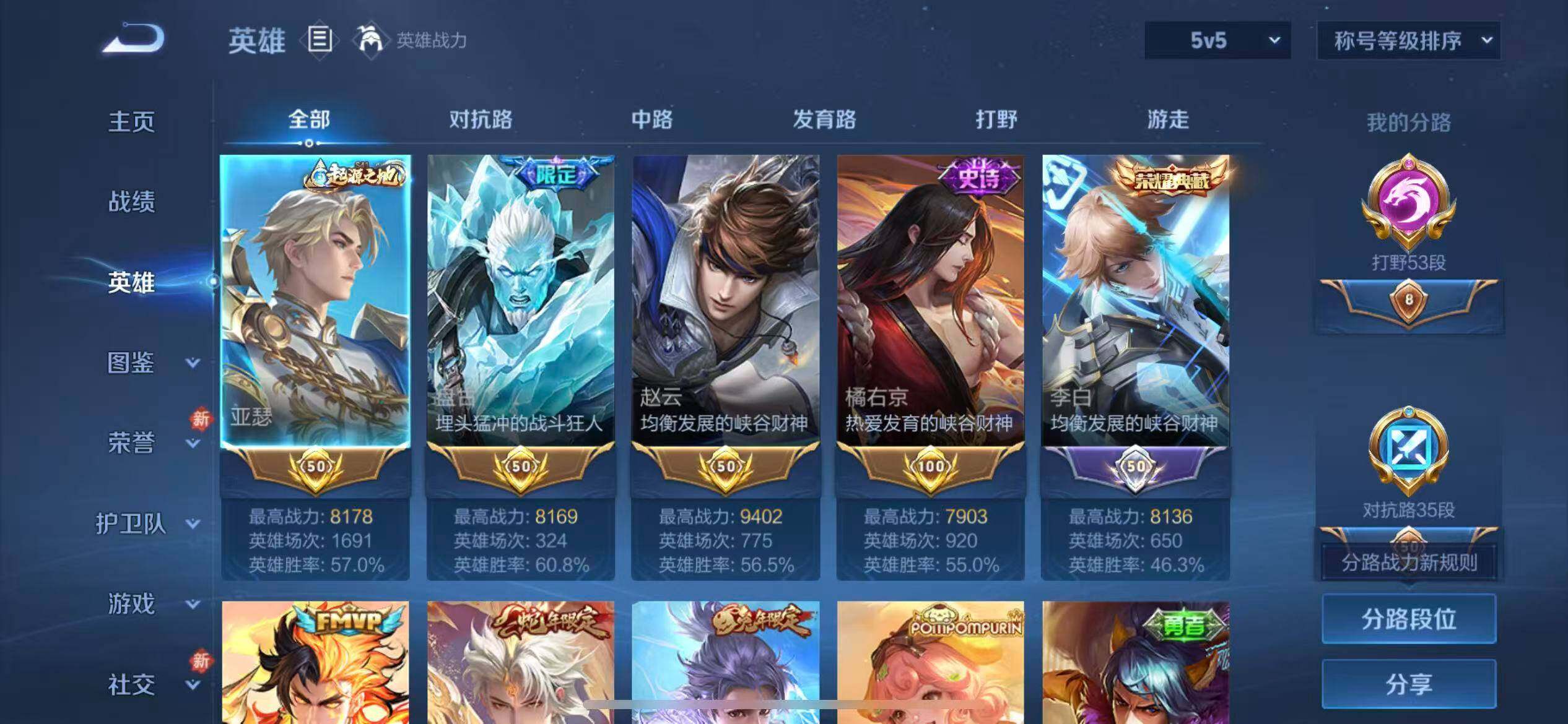 WZLX4259939王者荣耀账号详情图3