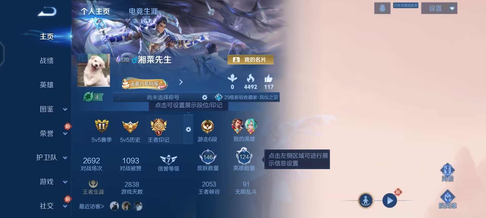 WZLX4268022王者荣耀账号详情图2