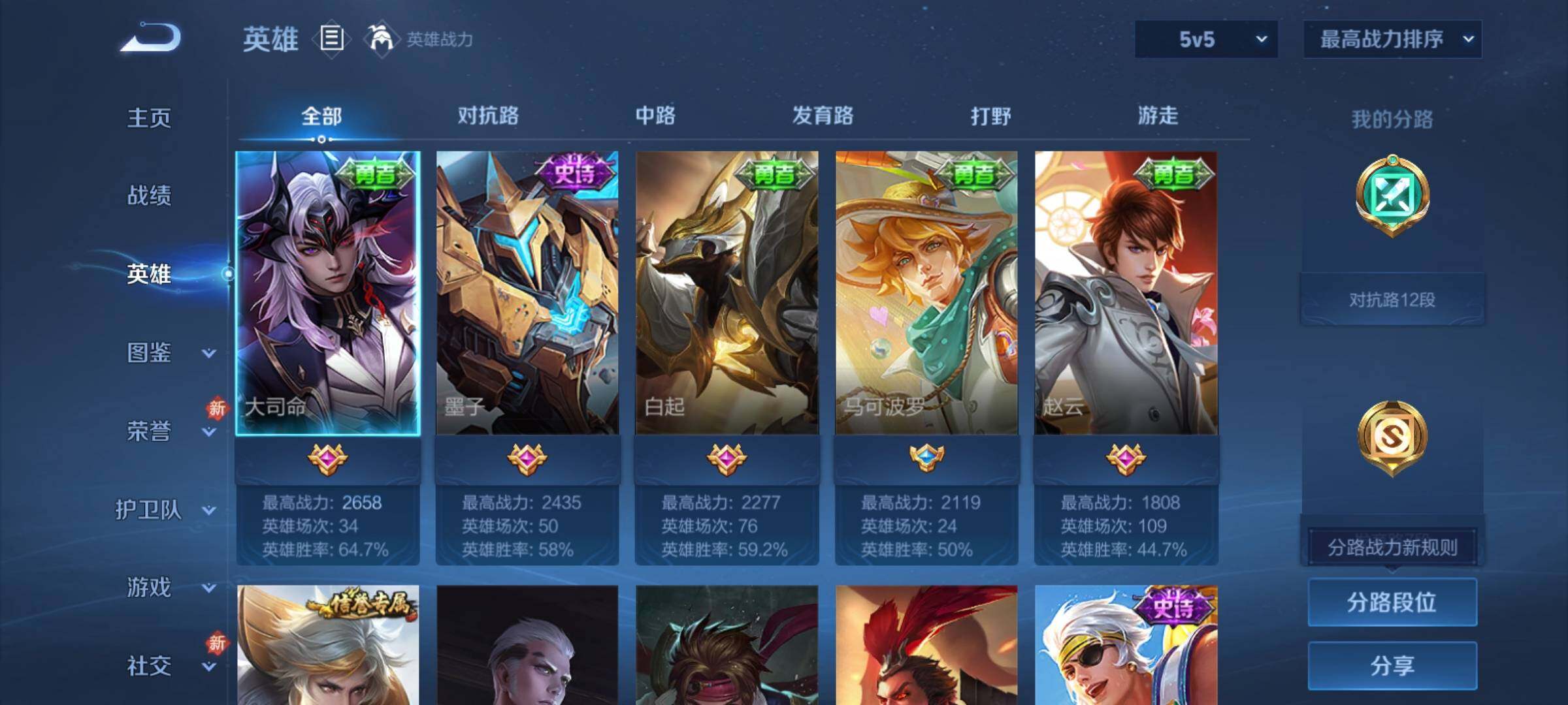 WZCMY4258073王者荣耀账号详情图3