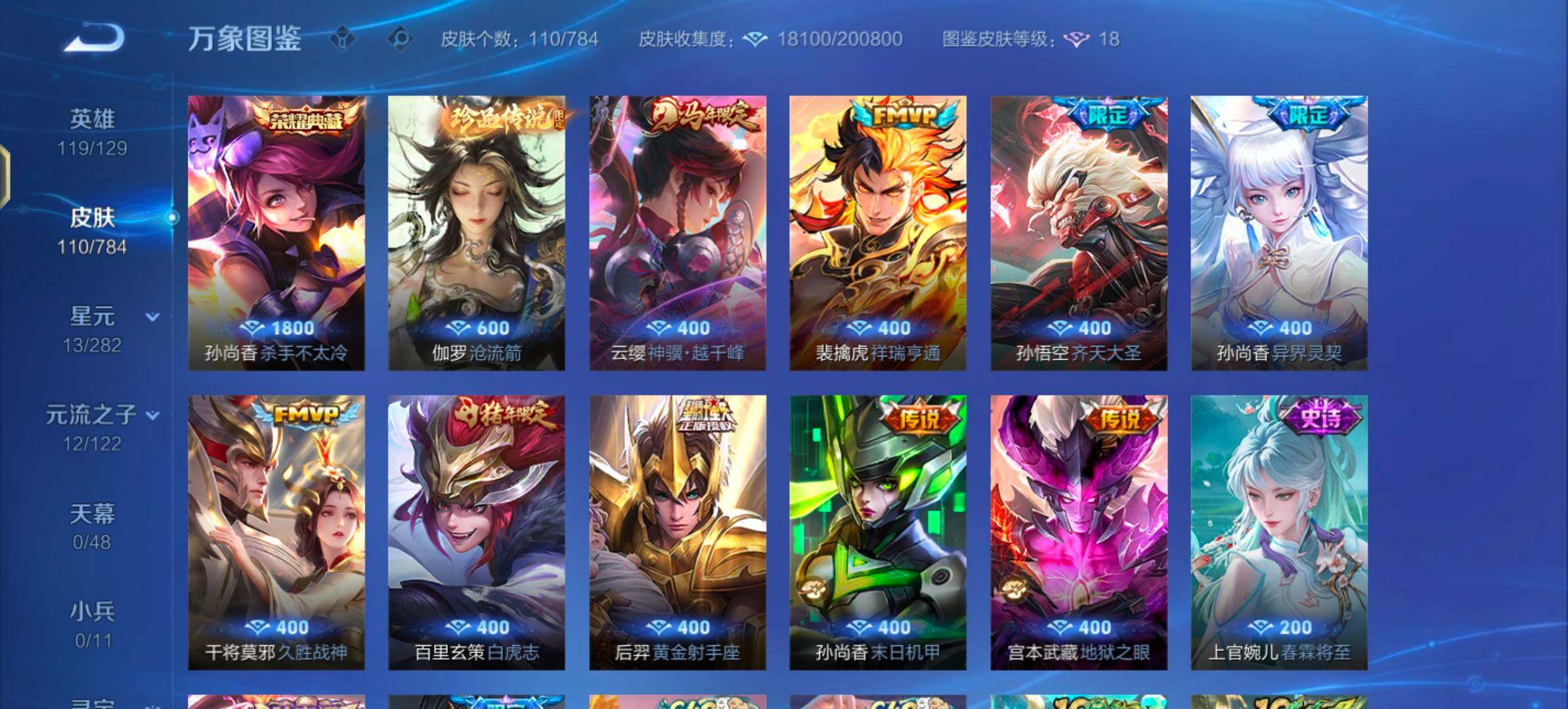 WZLX4260058王者荣耀账号详情图6