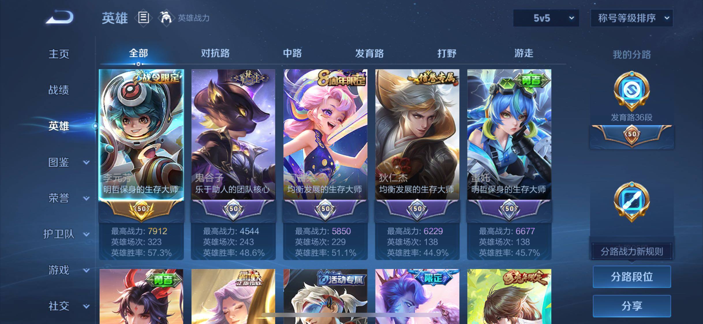 WZLX4260057王者荣耀账号详情图3