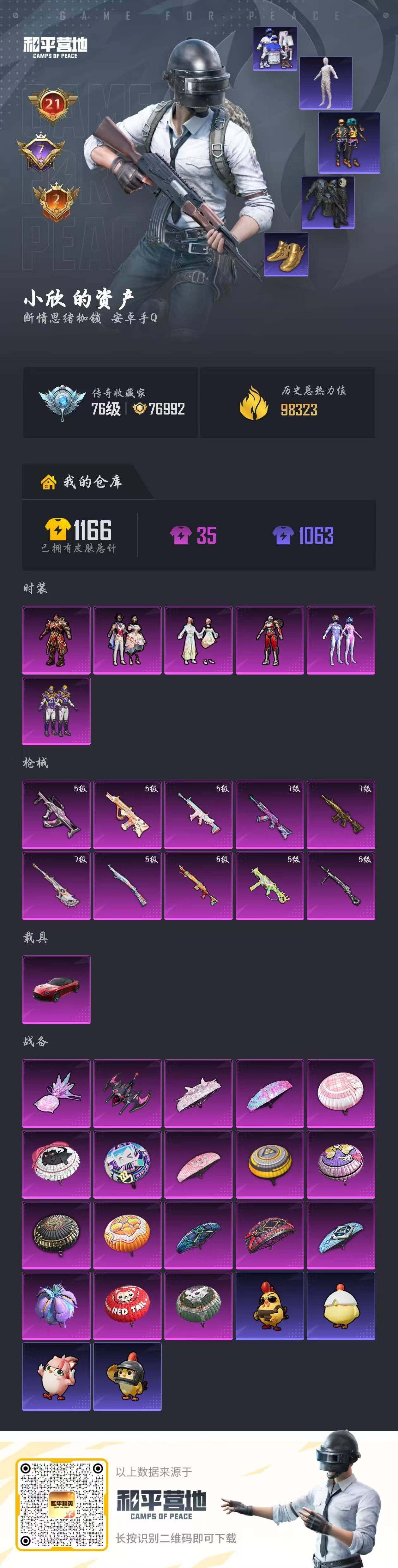 HPQM4142370和平精英账号详情图8