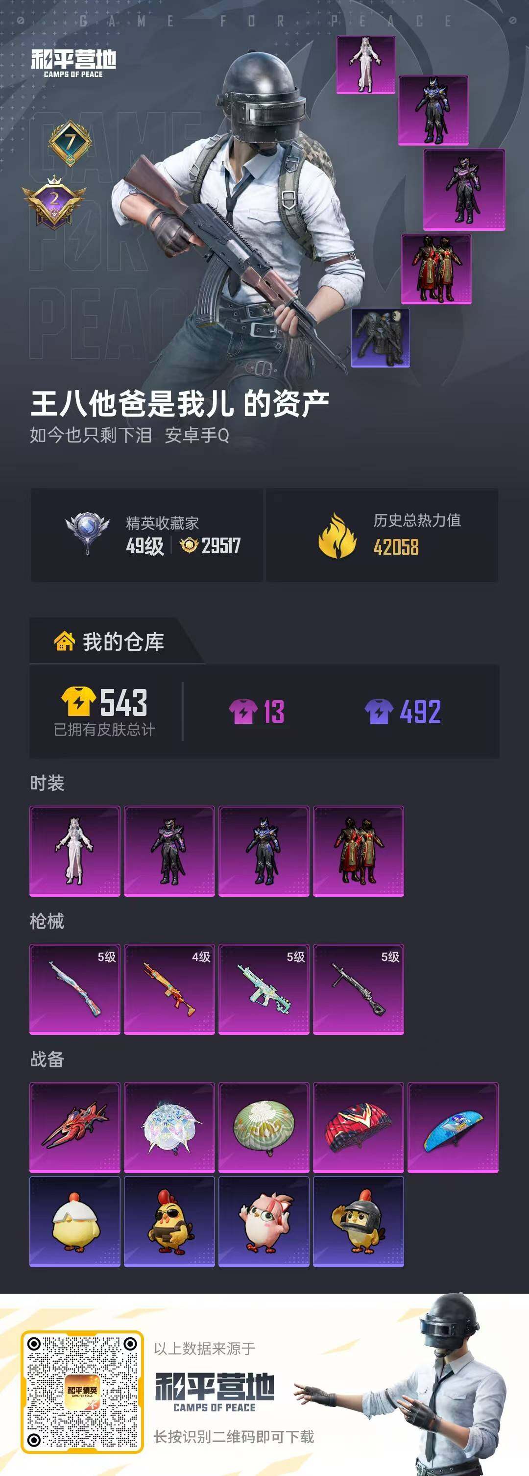 HPCMW4176171和平精英账号详情图5