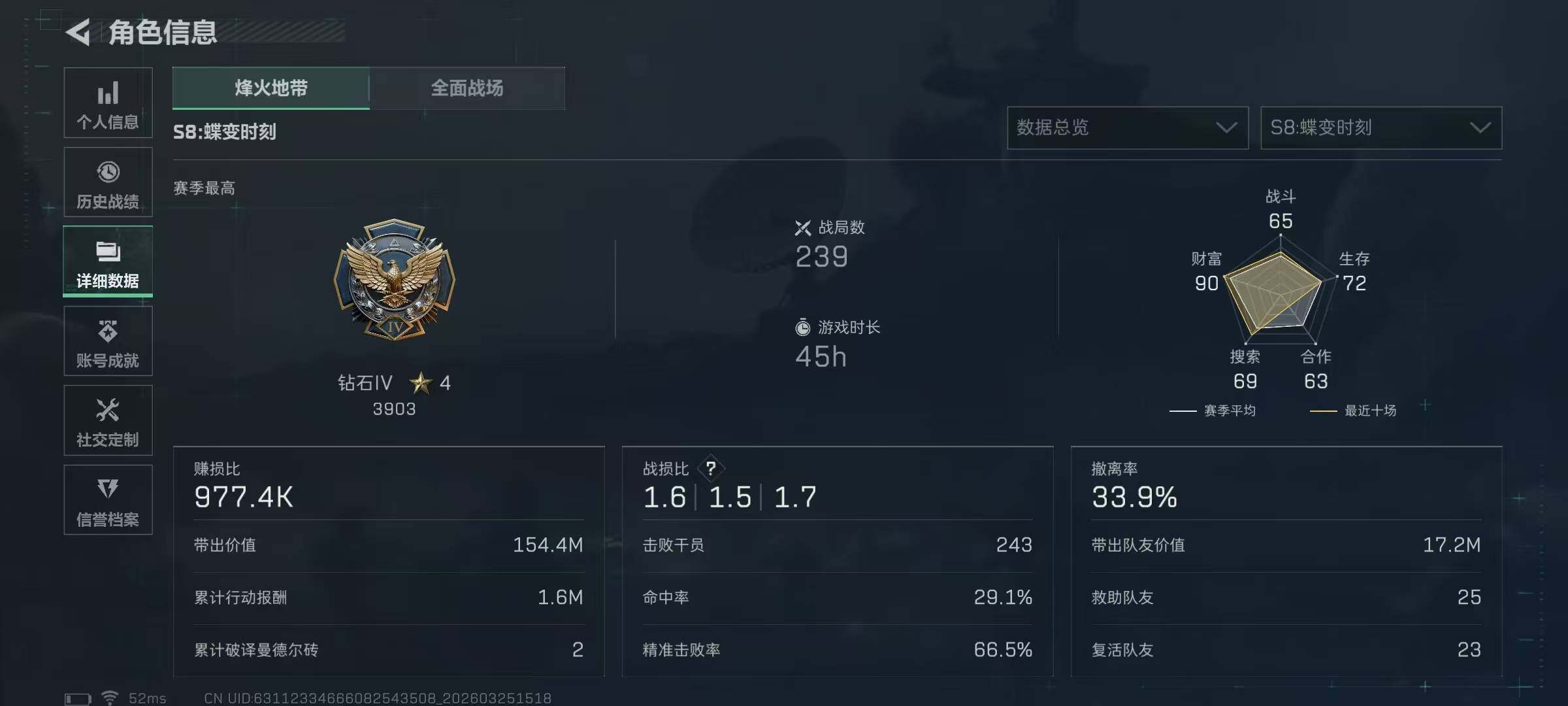 SJZQM480406三角洲行动账号详情图7