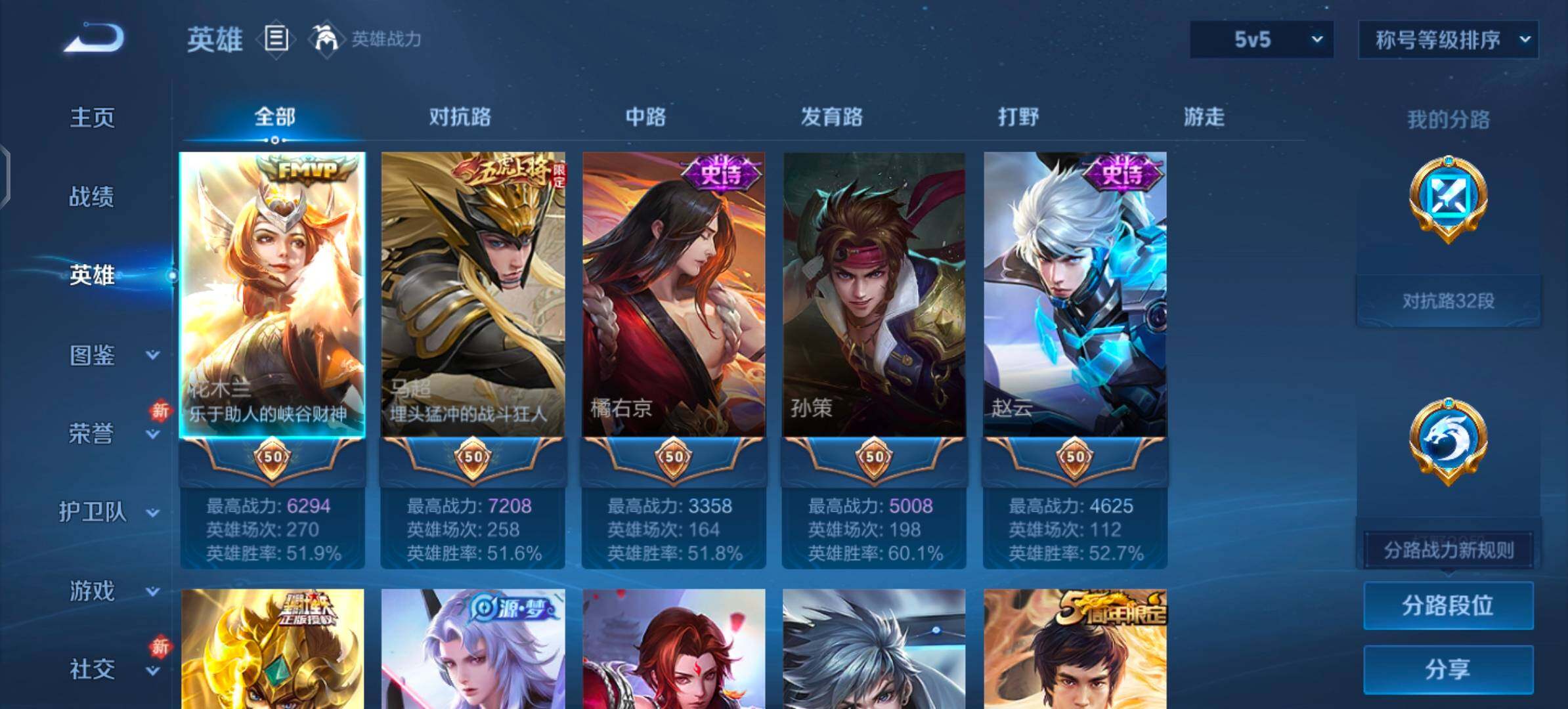 WZLX4259996王者荣耀账号详情图3