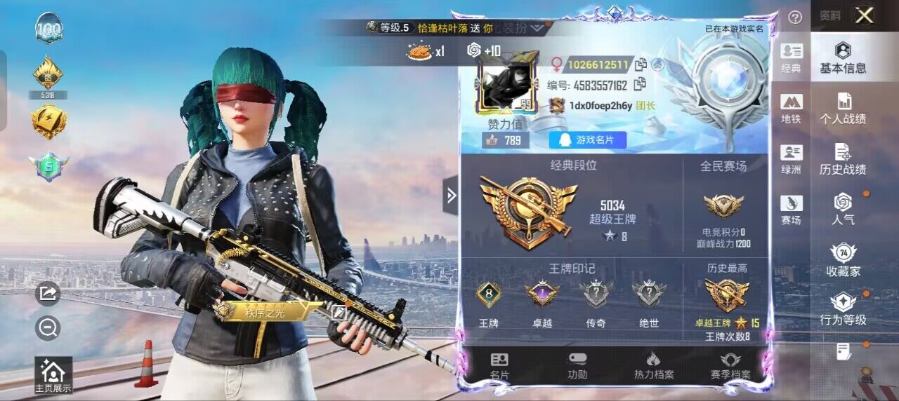 HPLX4168097和平精英账号详情图7