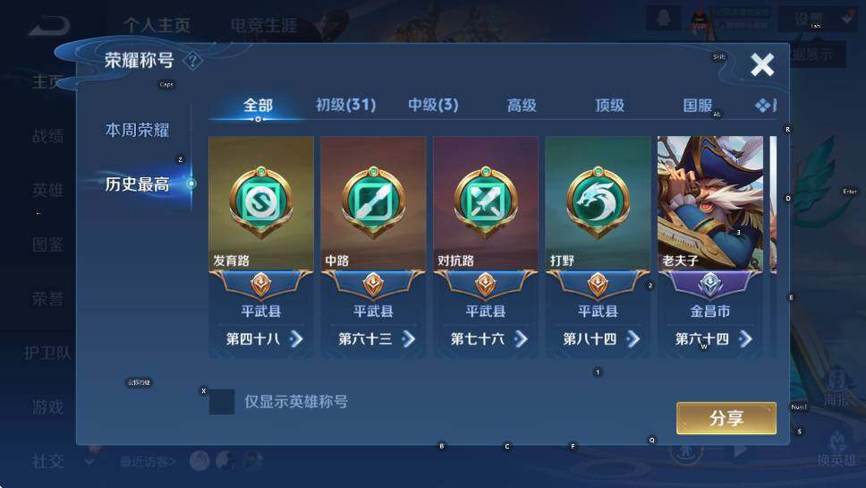 WZLX4257385王者荣耀账号详情图8