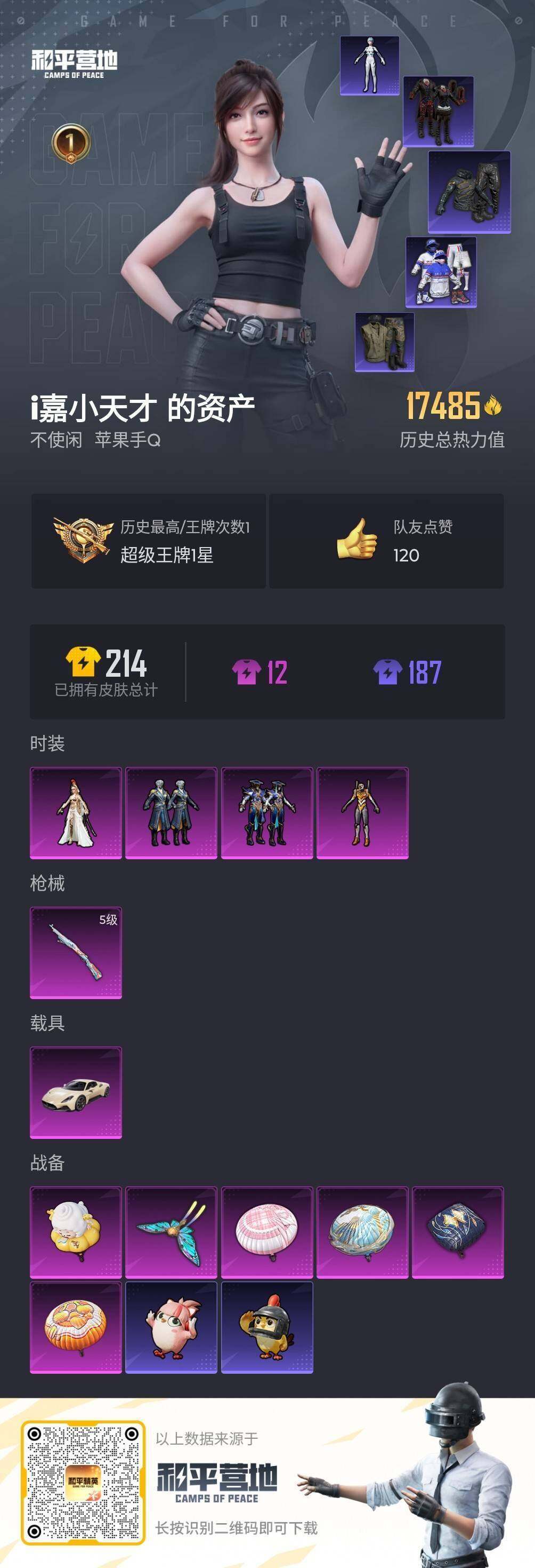 HPQM4142734和平精英账号详情图4 HPQM4142734和平精英账号详情图4