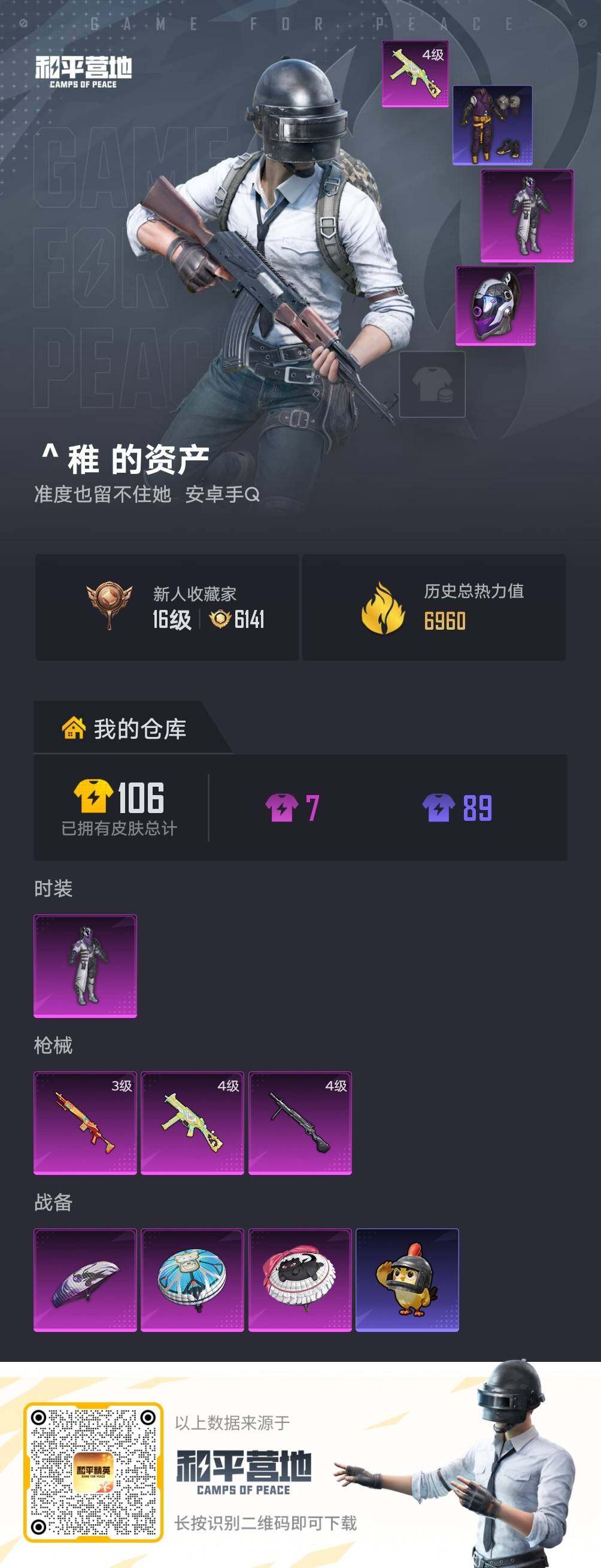 HPLX4145984和平精英账号详情图3 HPLX4145984和平精英账号详情图3