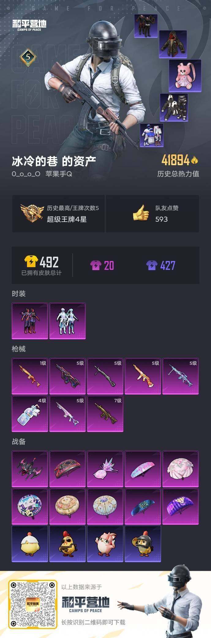 HPQM4142731和平精英账号详情图6 HPQM4142731和平精英账号详情图6