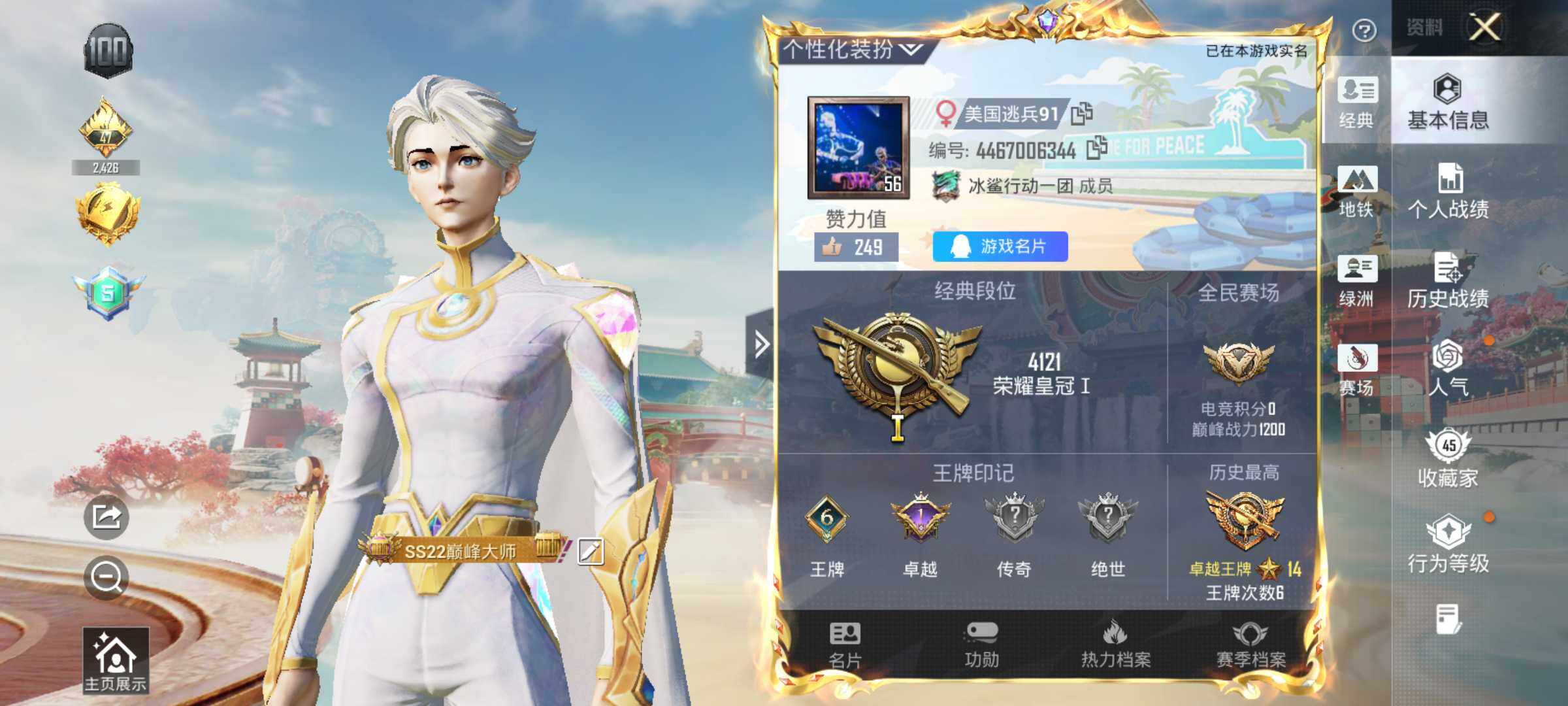 HPLE4148372和平精英账号详情图6