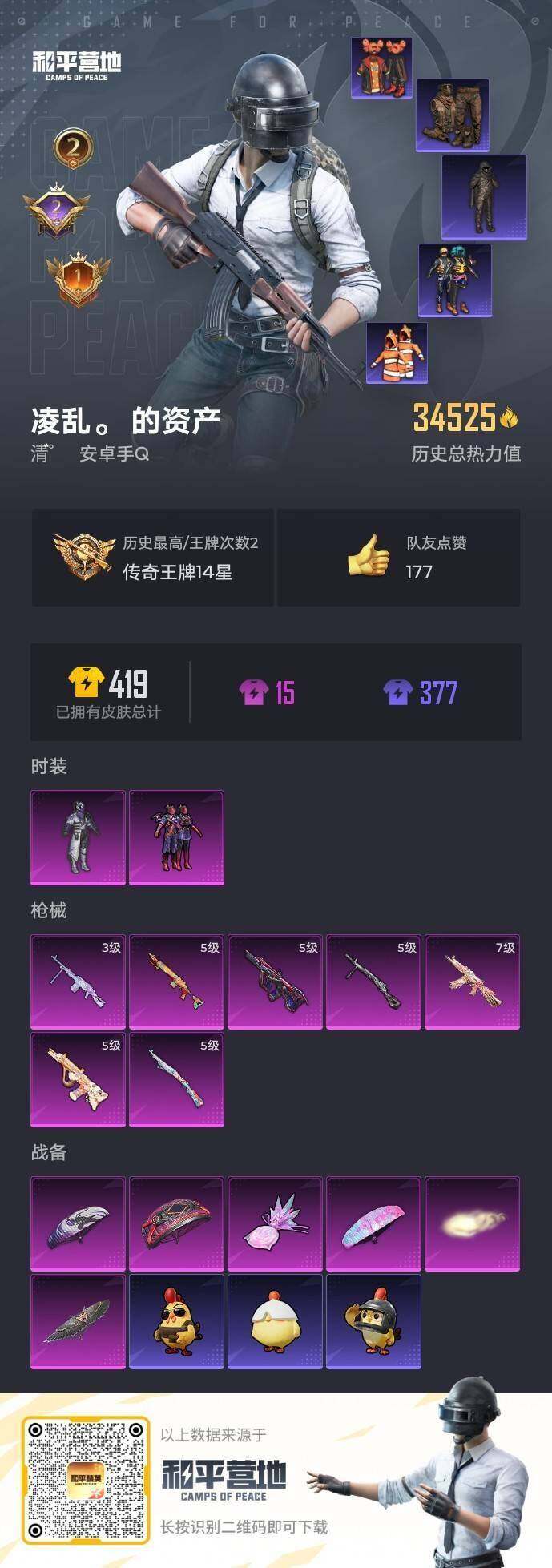 HPQM4173100和平精英账号详情图6 HPQM4173100和平精英账号详情图6