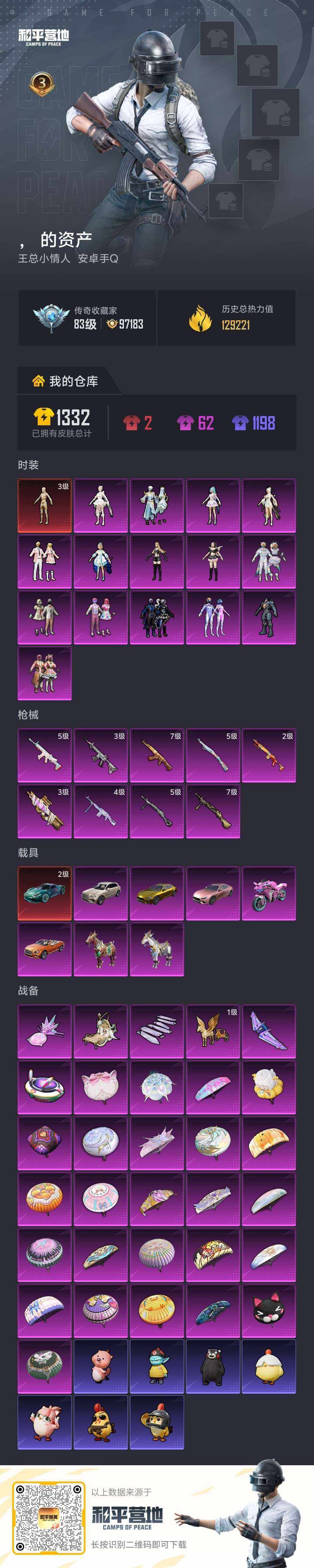 HPLX4143955和平精英账号详情图10 HPLX4143955和平精英账号详情图10