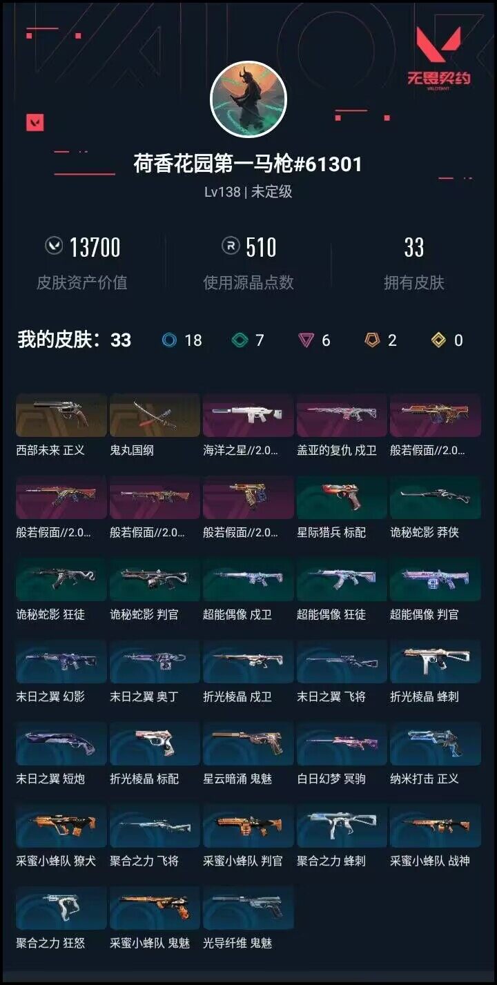 WWQQM427002无畏契约账号详情图7