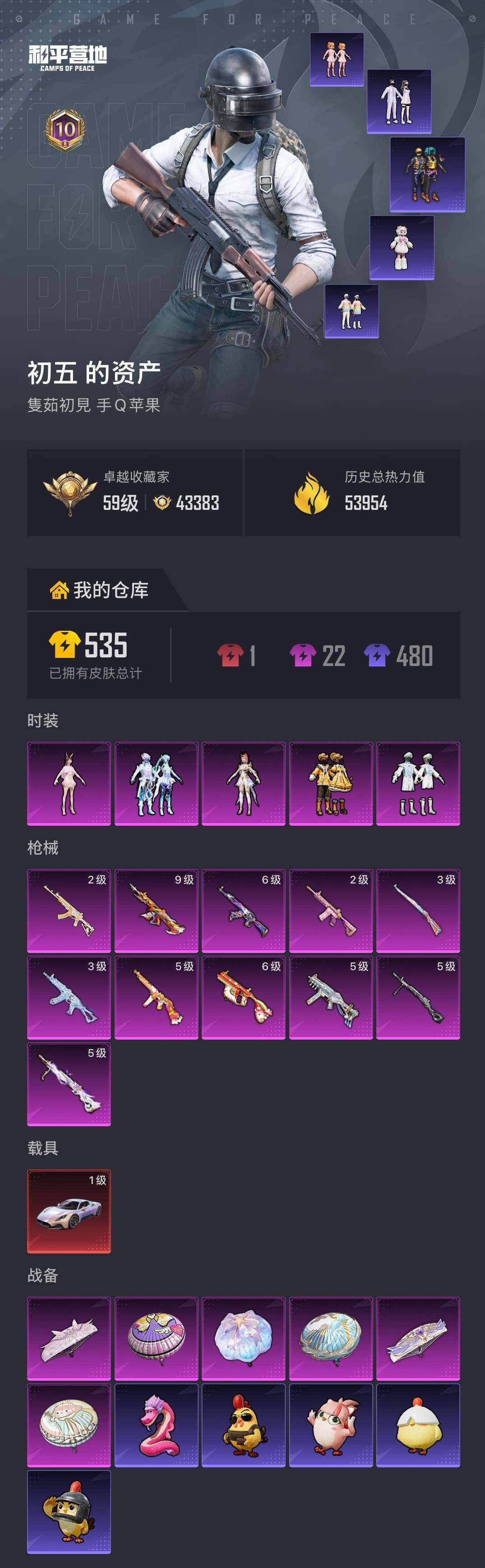 HPQM4143282和平精英账号详情图6 HPQM4143282和平精英账号详情图6