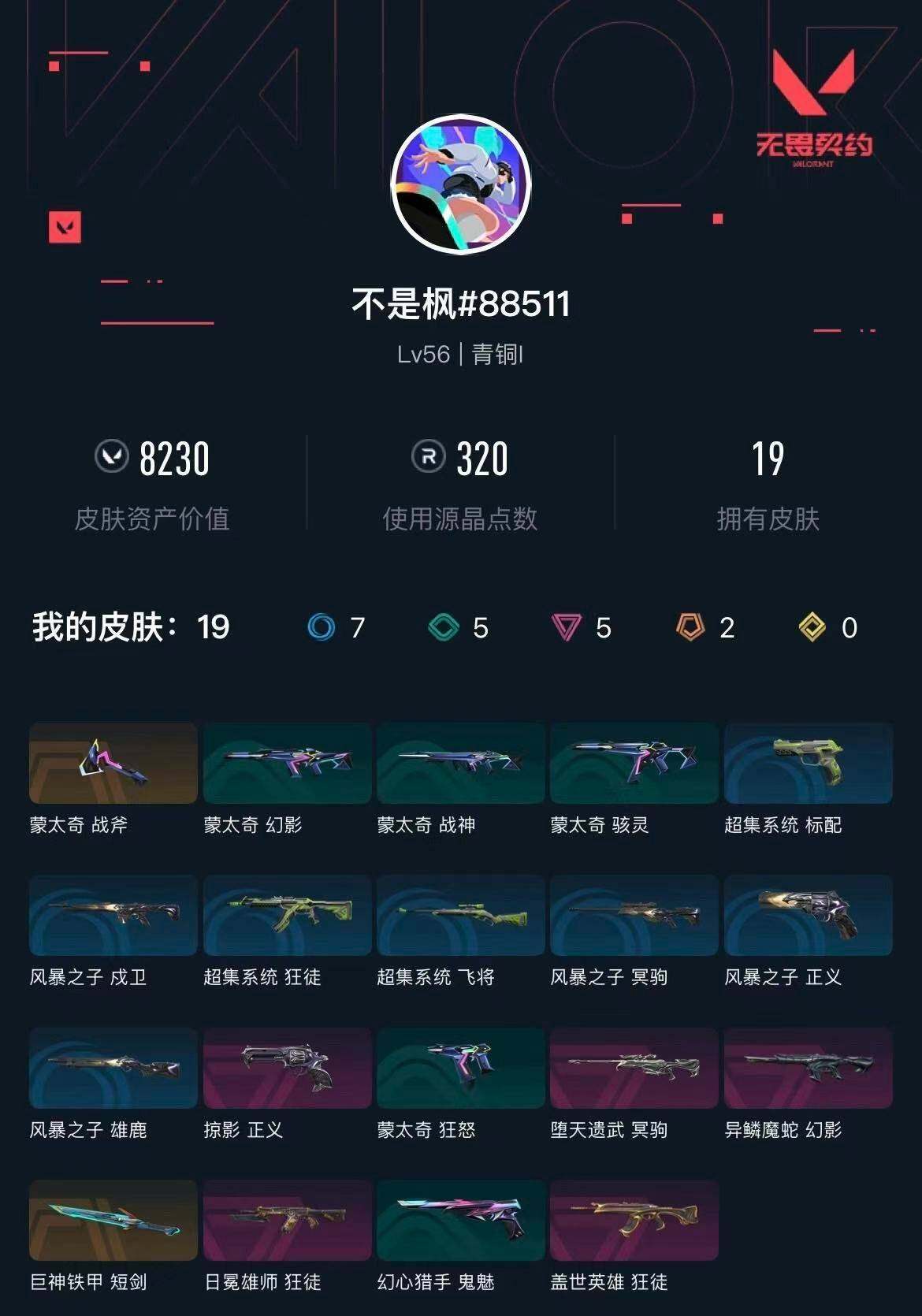 WWQXL426669无畏契约账号详情图3