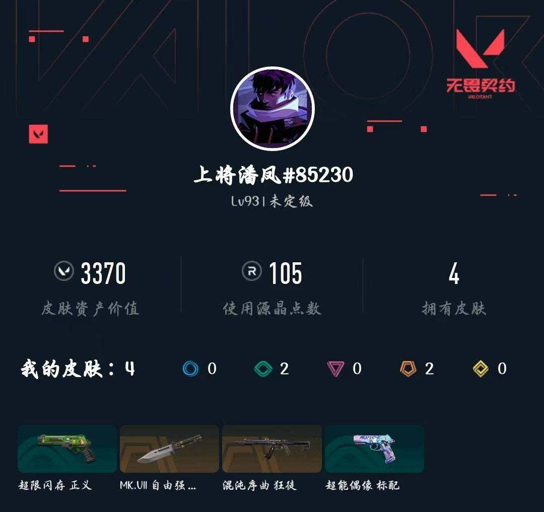 WWQXL424237无畏契约账号详情图3