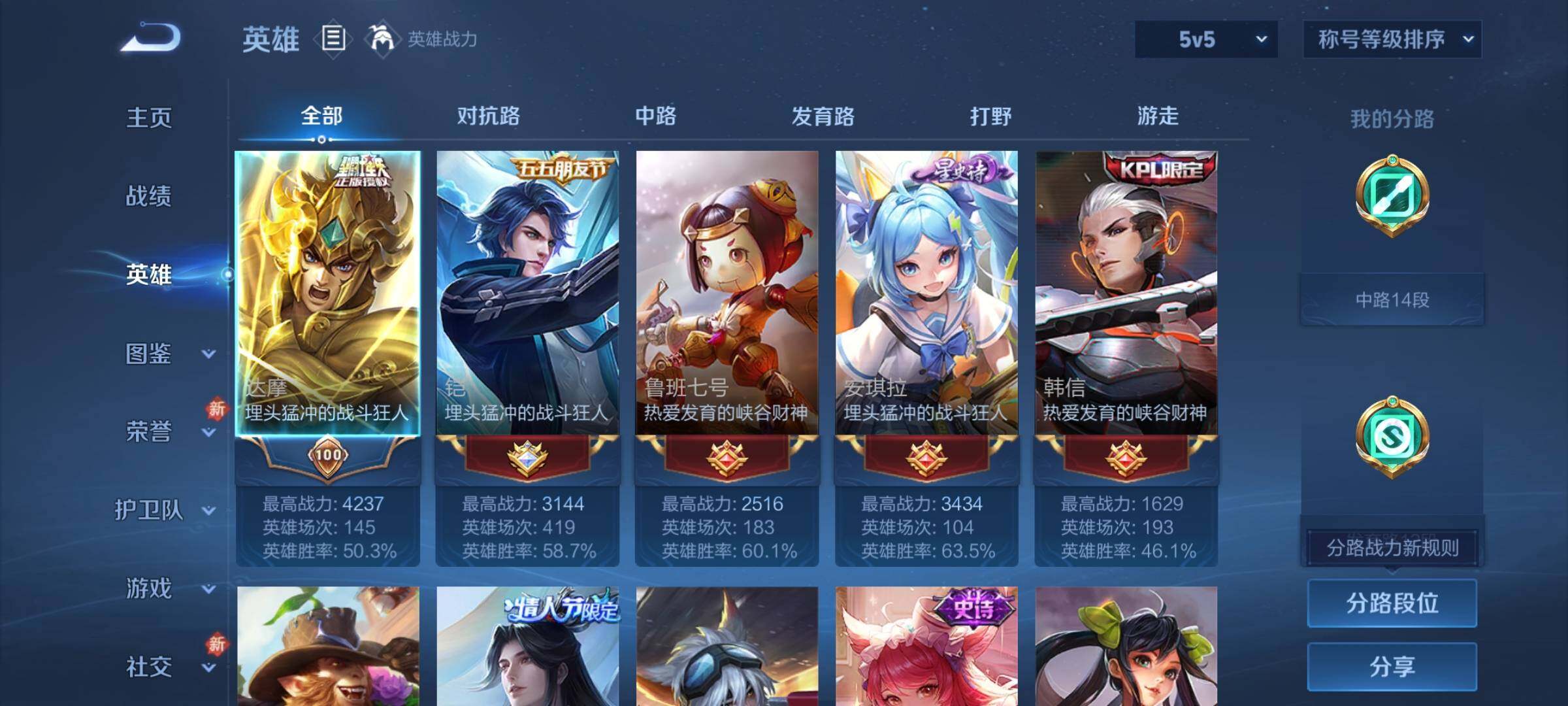 WZLX4259983王者荣耀账号详情图3