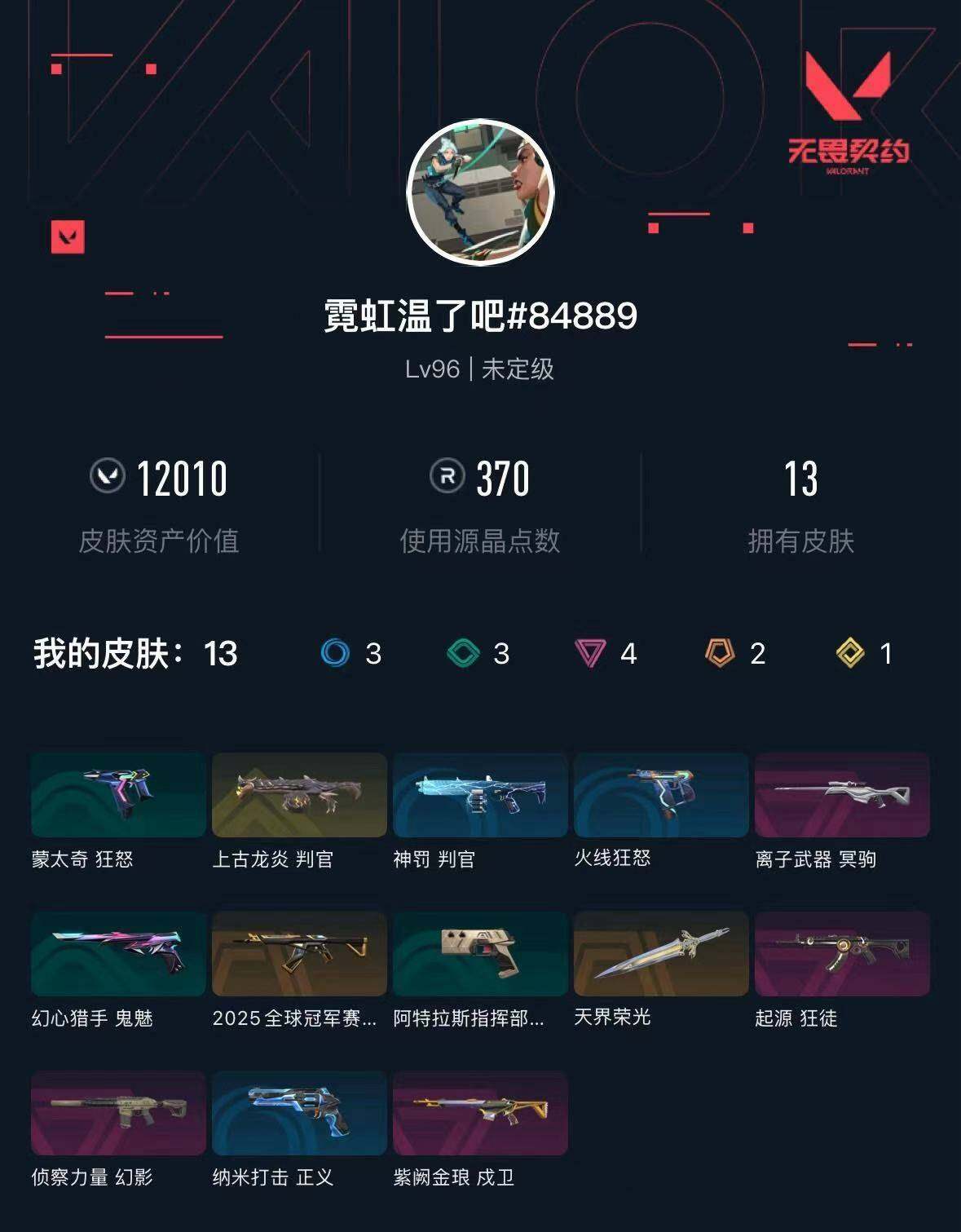 WWQXL424279无畏契约账号详情图4