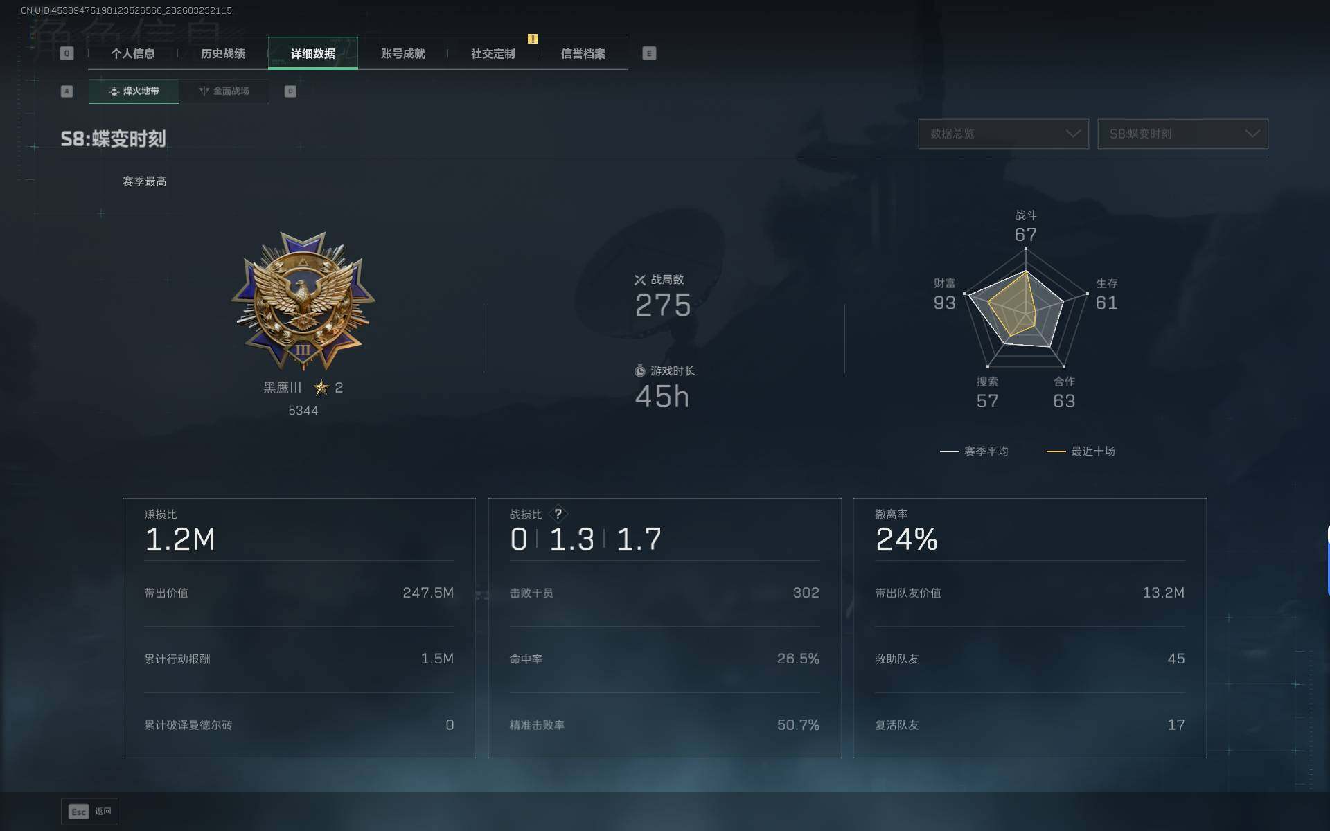 SJZQM480695三角洲行动账号详情图5 SJZQM480695三角洲行动账号详情图5