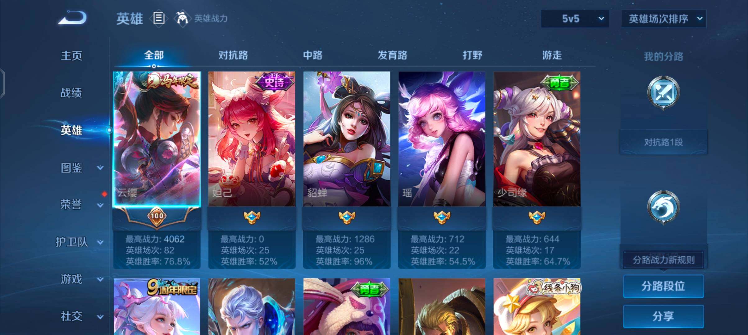 WZJZ4270086王者荣耀账号详情图5