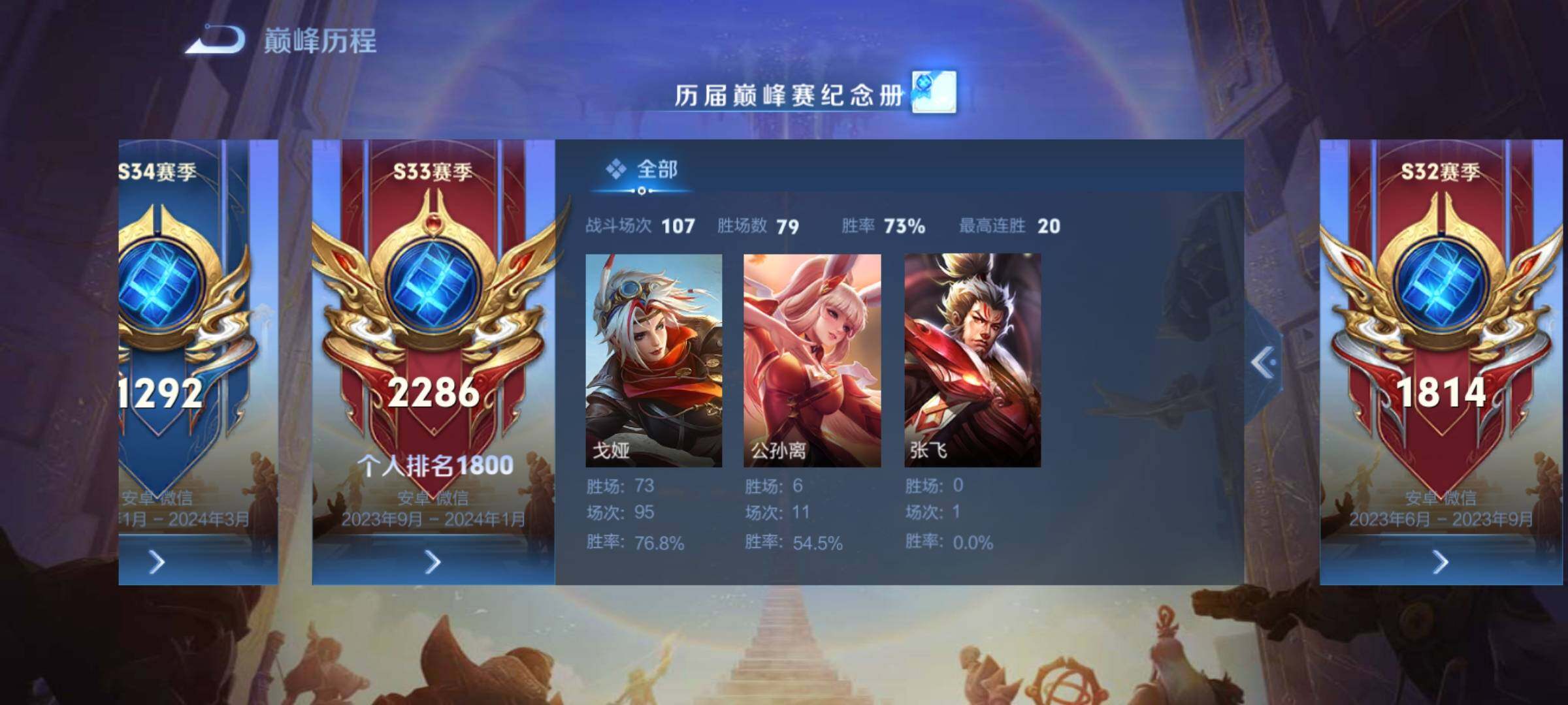 WZCMY4270373王者荣耀账号详情图3