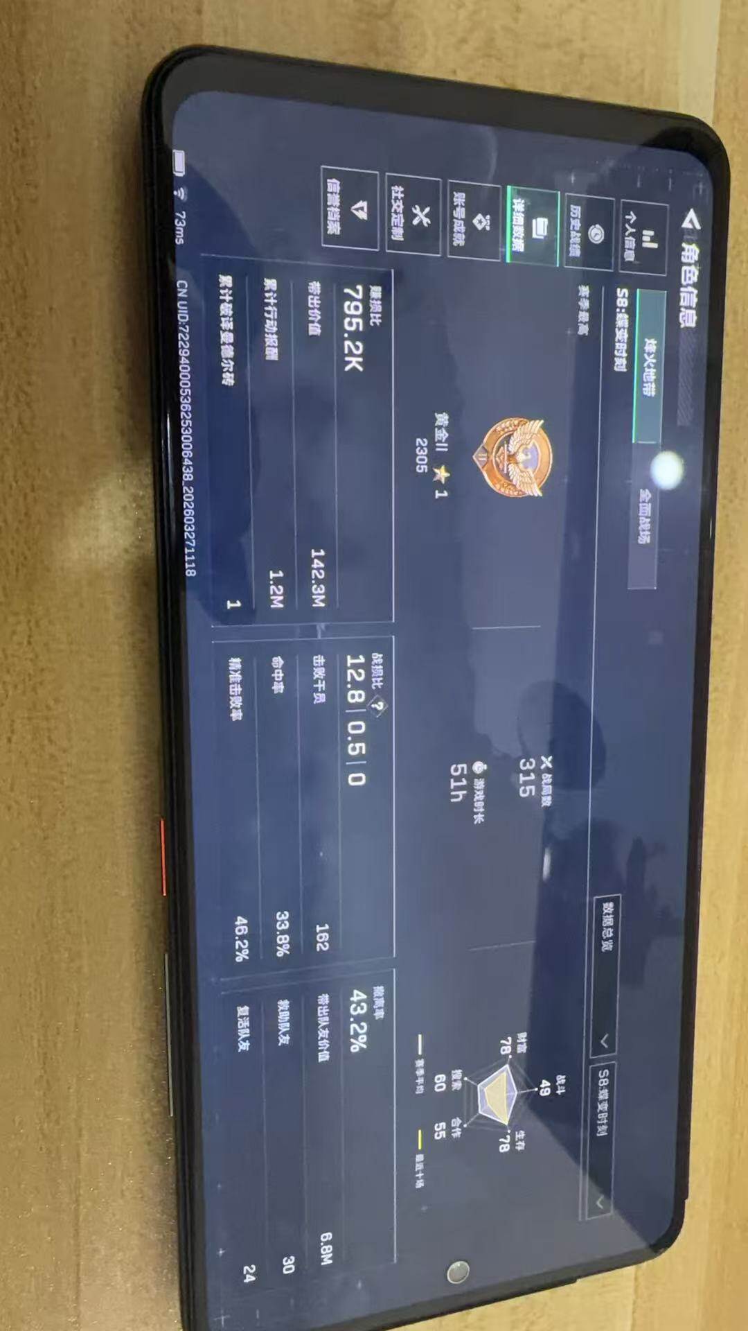 SJZQM481409三角洲行动账号详情图5