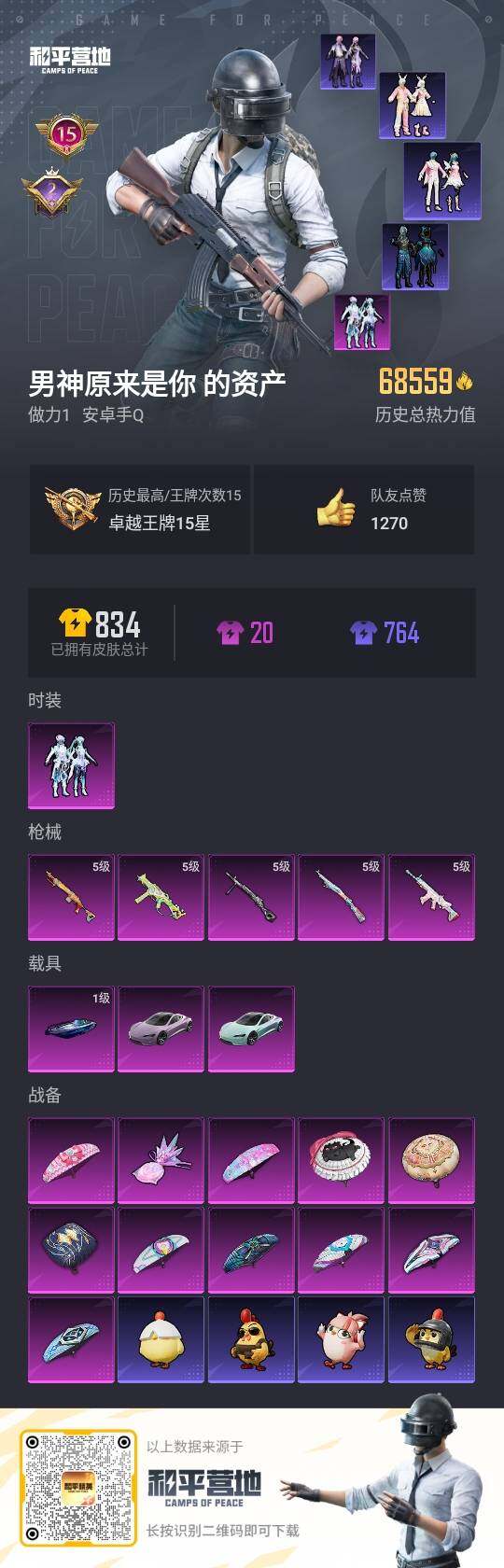 HPLX4145346和平精英账号详情图2