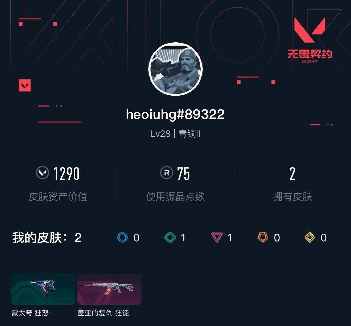 WWQXL426766无畏契约账号详情图3