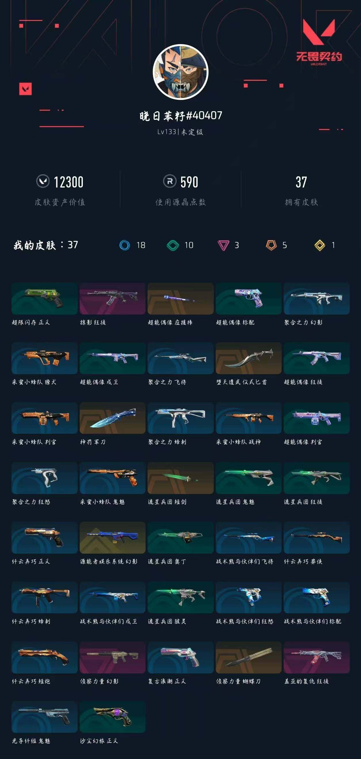 WWQXL426760无畏契约账号详情图5